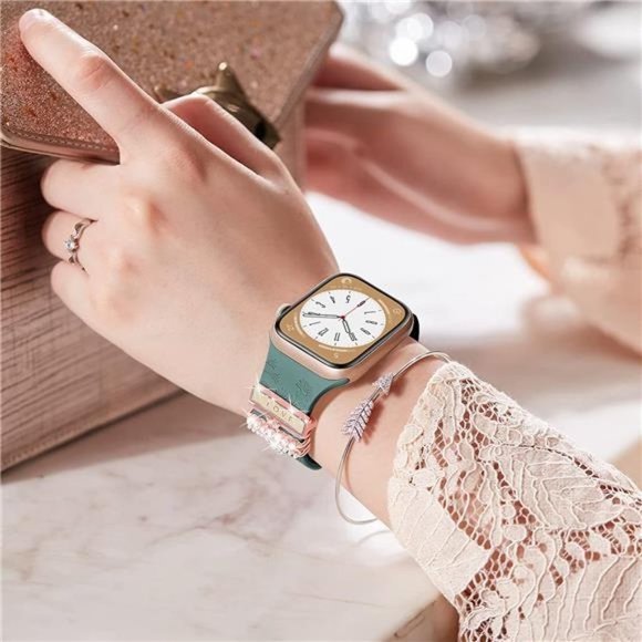 NEW Luxury Apple Watch Band with Charms main image 6